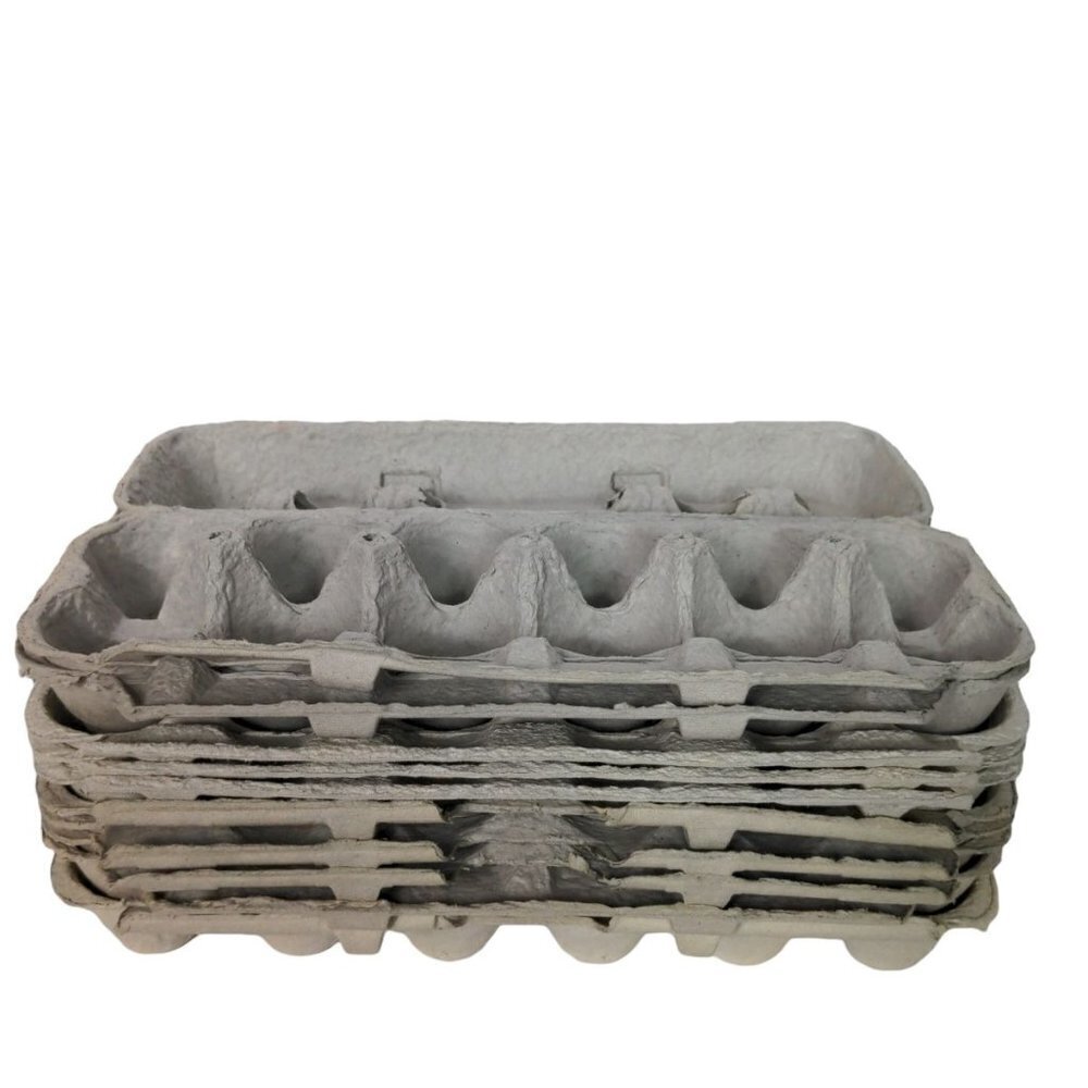 Lot of 10 Cardboard Egg Cartons 12 Count Large Empty